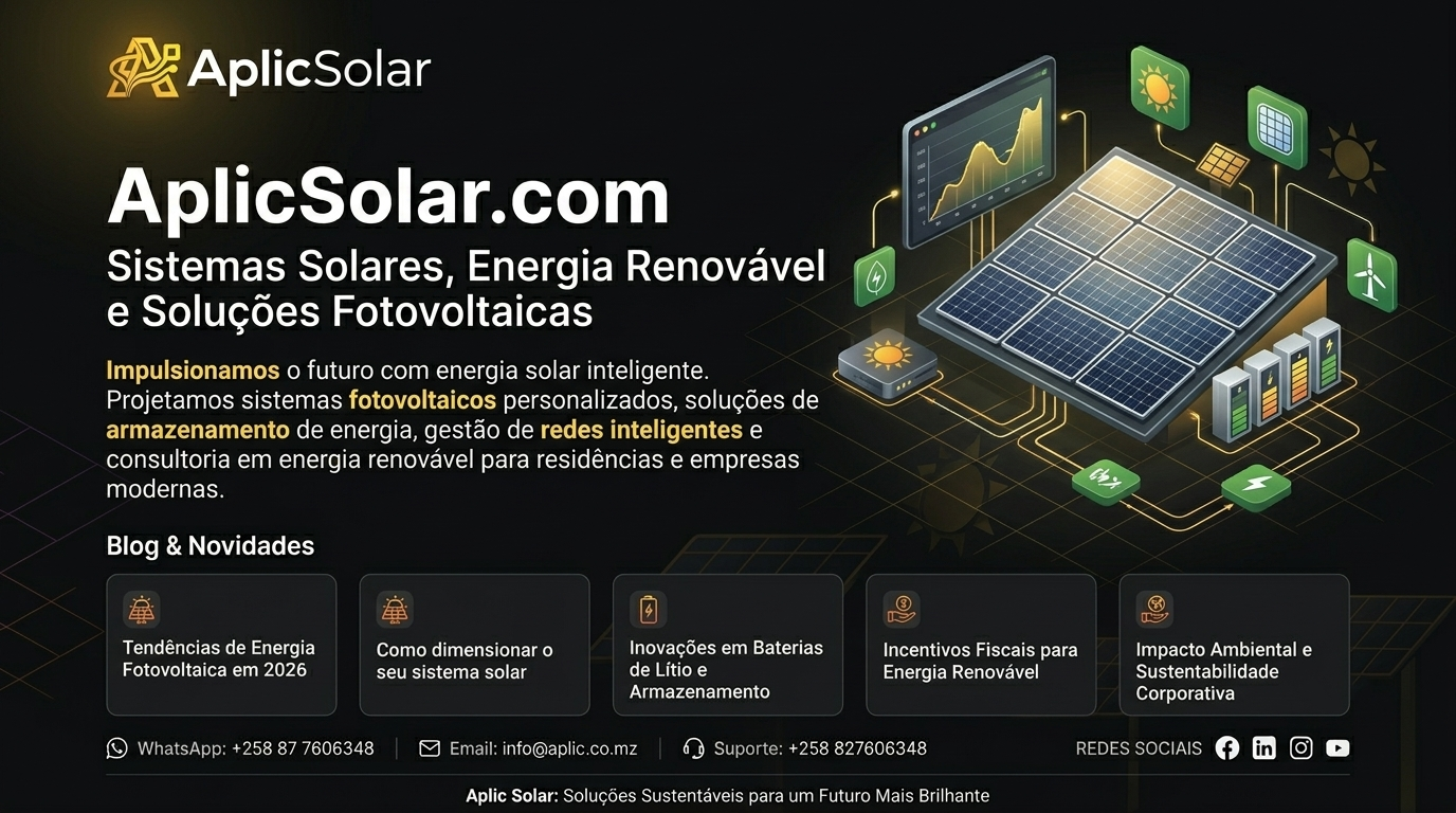 Desenvolvendo uma Indústria Solar Inovadora em Moçambique: O Caminho para a Eficiência Energética e Sustentabilidade